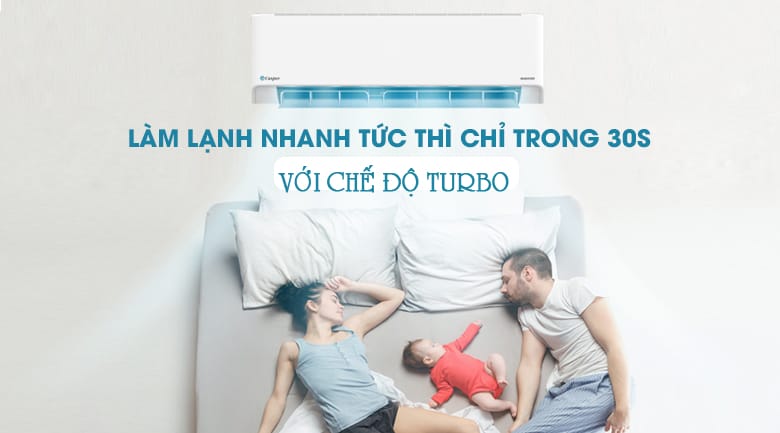 điều hòa casper turbo làm lạnh nhanh