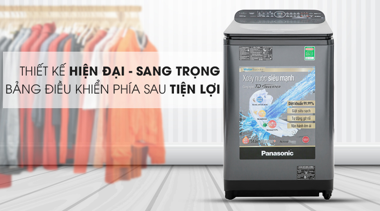 Kiểu dáng sang trọng, tiện lợi - Máy giặt Panasonic Inverter 11.5 Kg NA-FD11VR1BV Kiểu dáng sang trọng, tiện lợi - Máy giặt Panasonic Inverter 11.5 Kg NA-FD11VR1BV