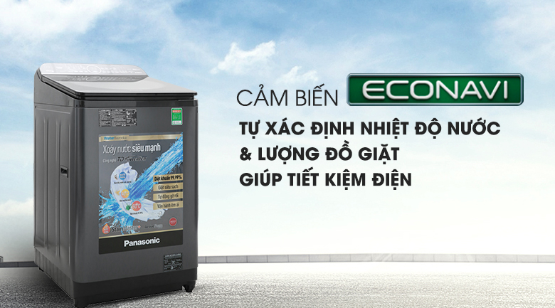 Cảm biến Econavi - Máy giặt Panasonic Inverter 11.5 Kg NA-FD11VR1BV Cảm biến Econavi - Máy giặt Panasonic Inverter 11.5 Kg NA-FD11VR1BV