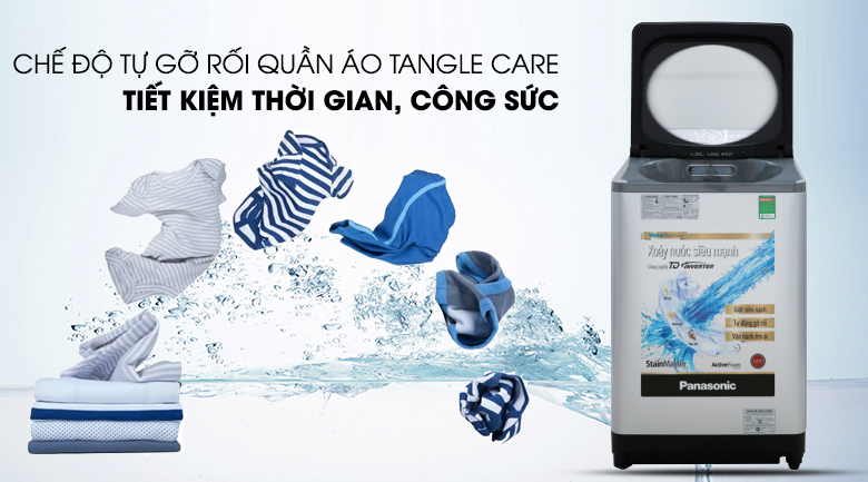 Chức năng Tangle Care - Máy giặt Panasonic Inverter 11.5 Kg NA-FD11XR1LV