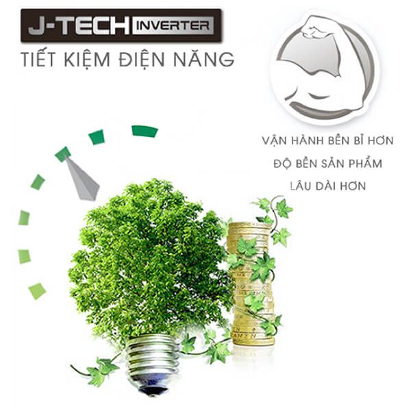 Công nghệ J-Tech Inverter tiết kiệm tối ưu - Tủ lạnh Sharp Inverter 605 lít SJ-FX688VG-BK