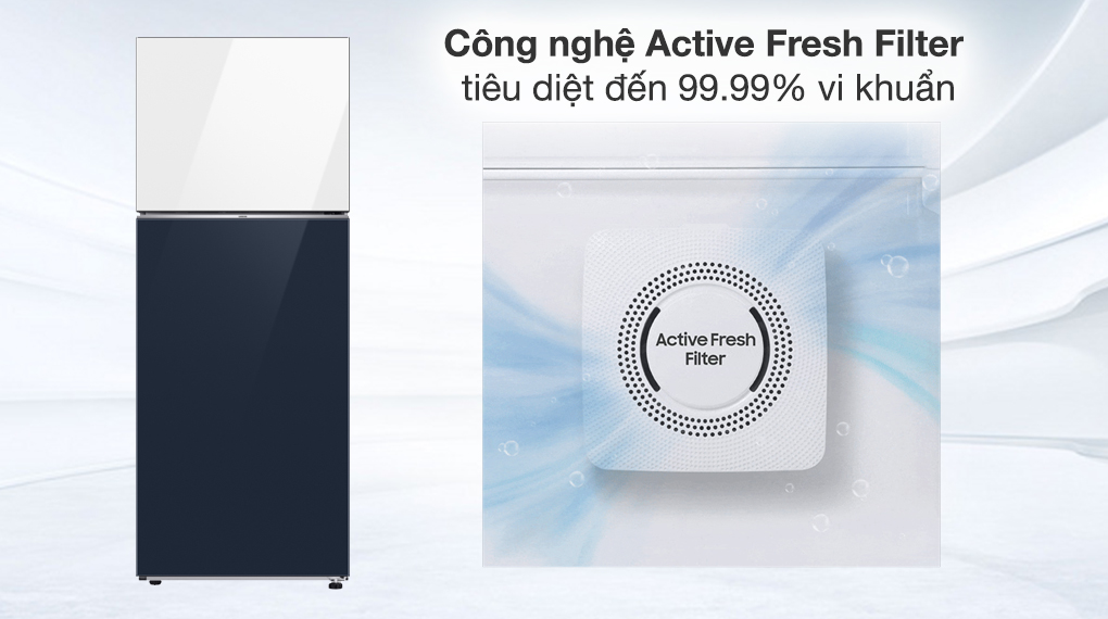 Tủ lạnh Samsung Inverter 460 lít RT47CB66868ASV - Công nghệ kháng khuẩn khử mùi Tủ lạnh Samsung Inverter 460 lít RT47CB66868ASV - Công nghệ kháng khuẩn khử mùi